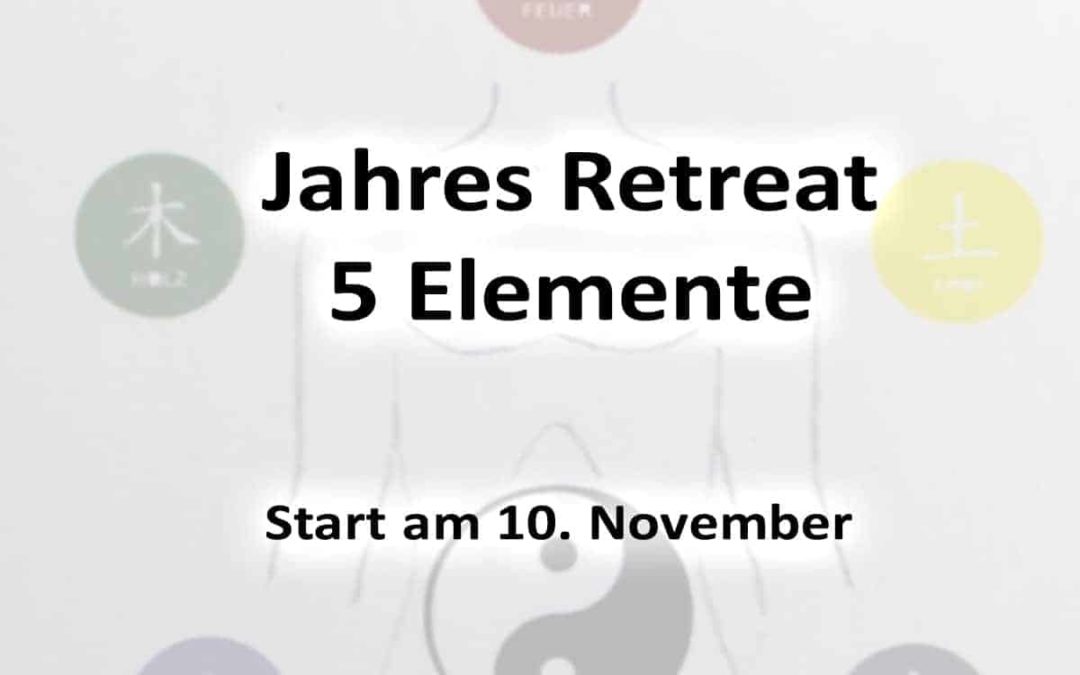 Jahresretreat mit den 5 Elementen